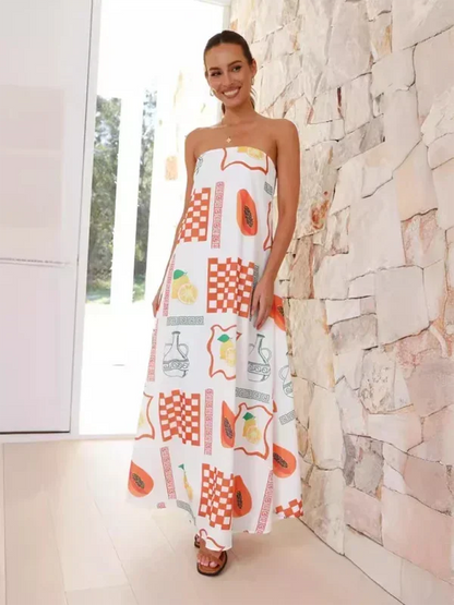 Kaia Women's Maxi Dress - styled view