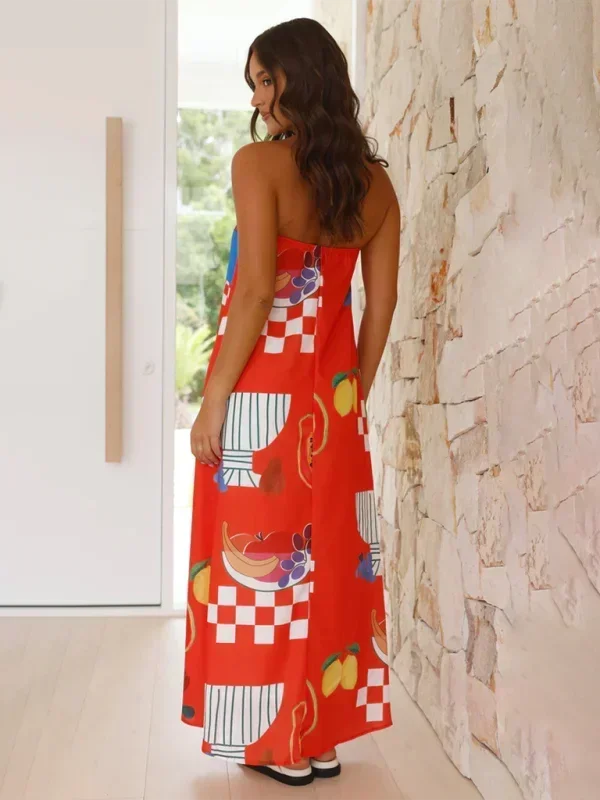 Kaia Women's Maxi Dress - close-up detail