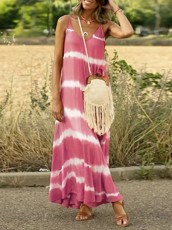 Kaia Women's Maxi Dress | V-neck, Sleeveless