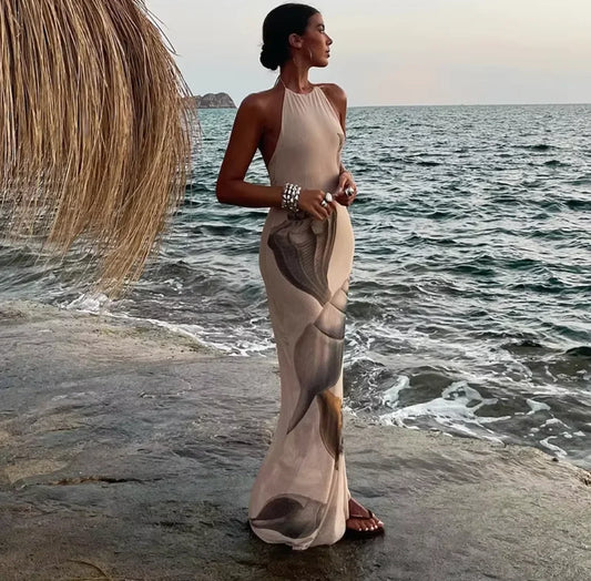 Lena Women's Maxi Dress - styled view
