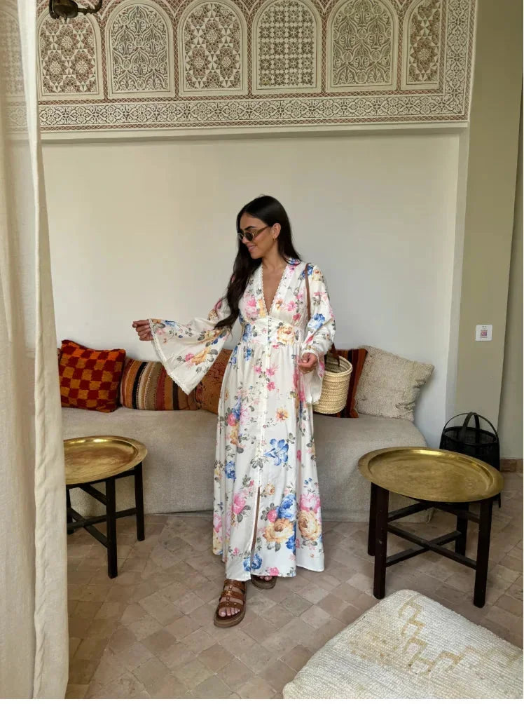 Tilda Women's Floral Maxi Dress - front view