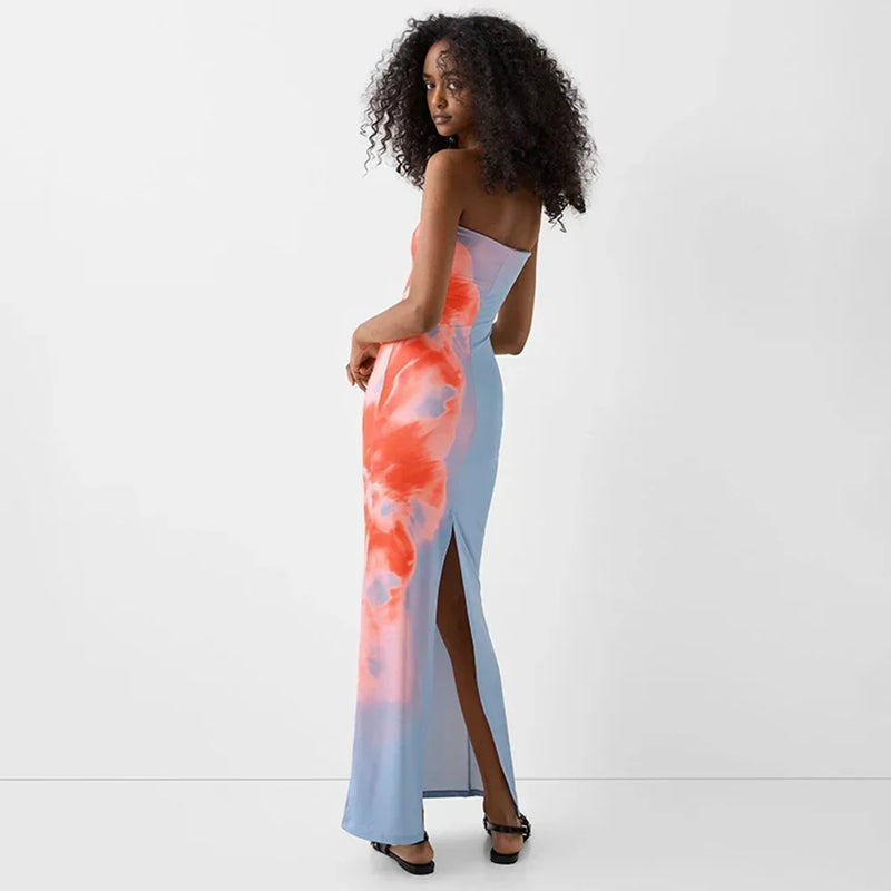 Yara Women's Floral Maxi Dress - styled view