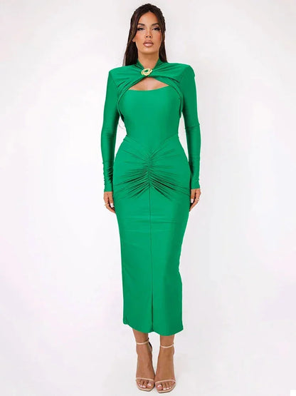 Rosa Women's Maxi Dress - back view