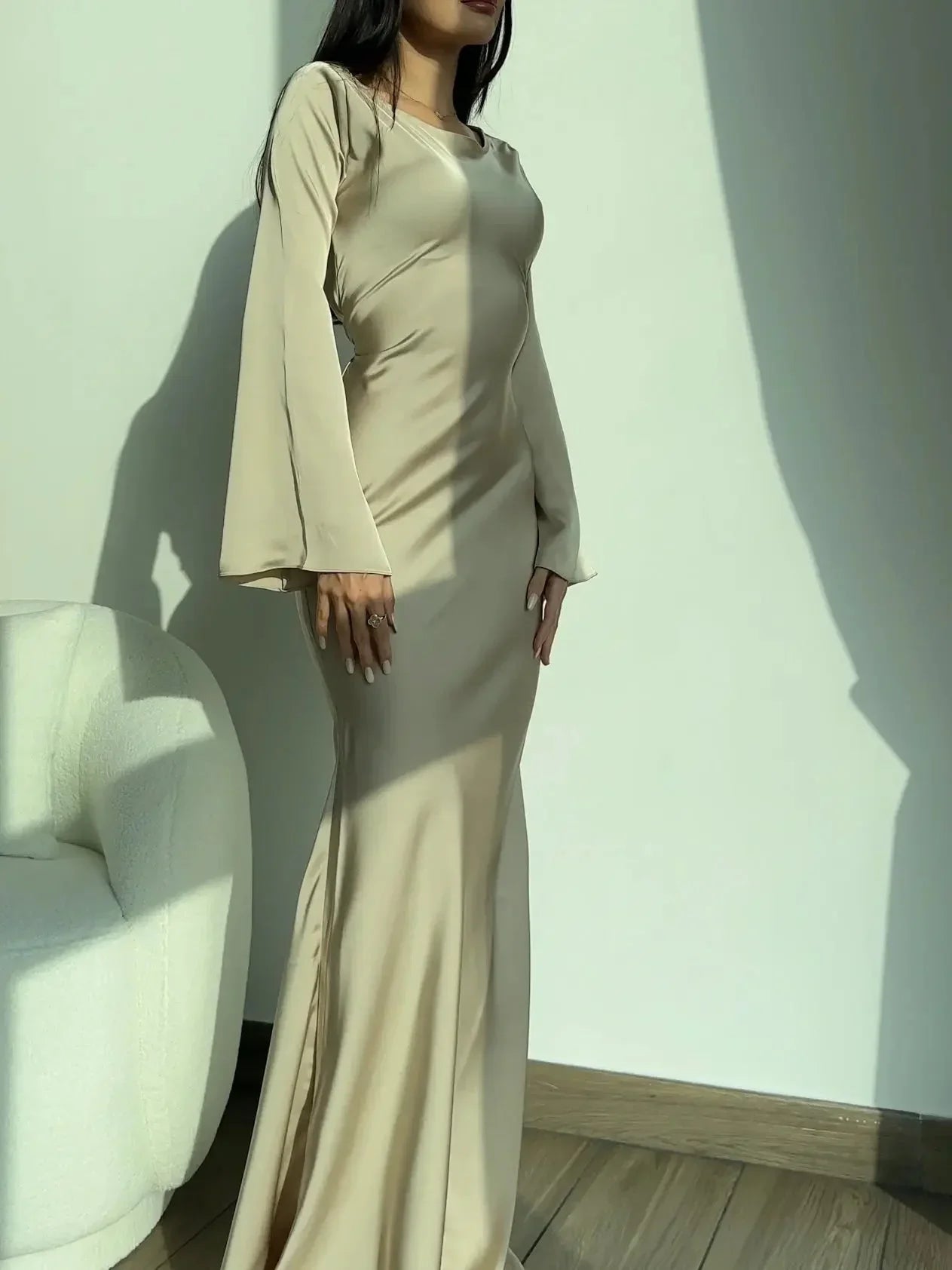 Ivy Women's Maxi Dress - back view