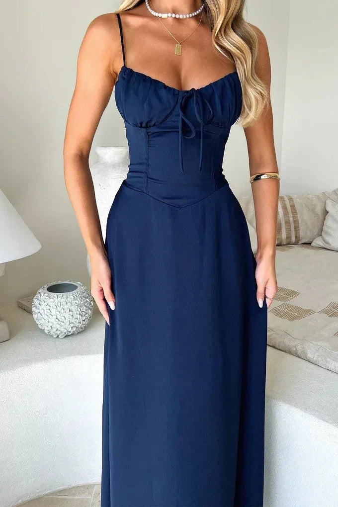Rosa Women's Adjustable Maxi Dress - close-up detail