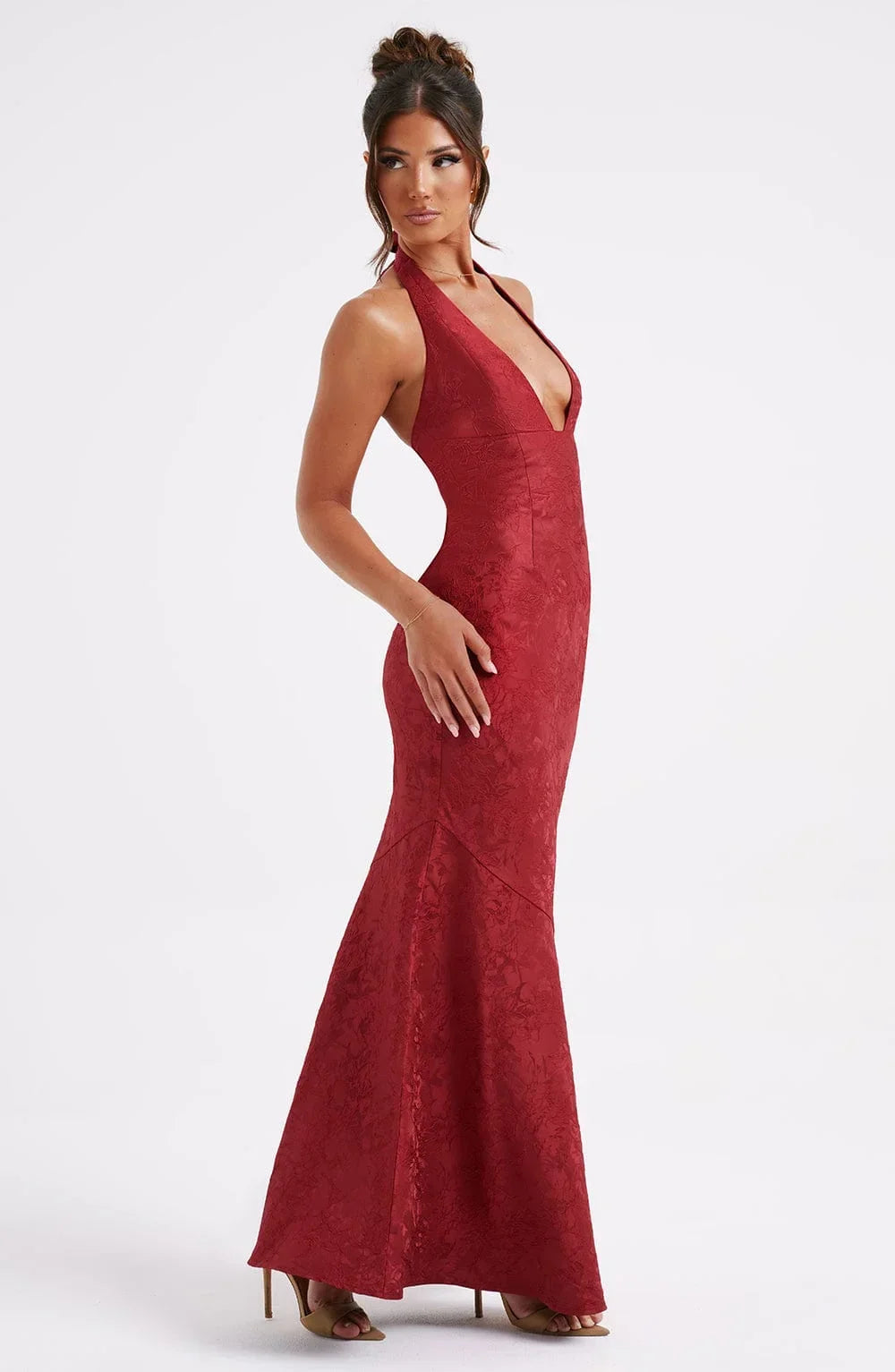 Mabel Women's Maxi Dress - back view