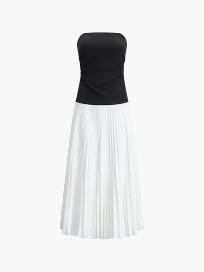 Faye Women's Pleated Maxi Dress - full-length view