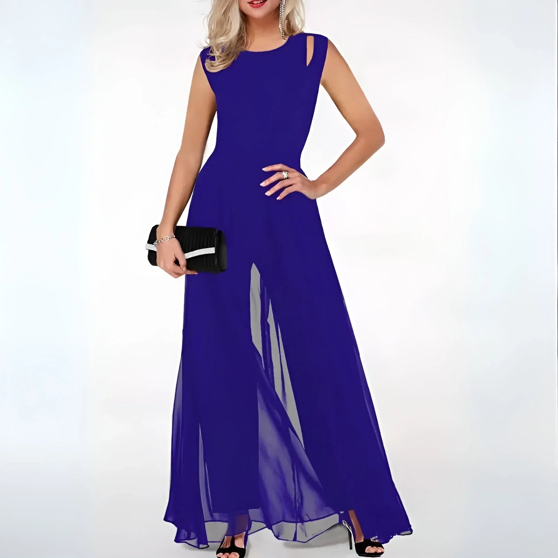 Nell Women's Maxi Dress - back view