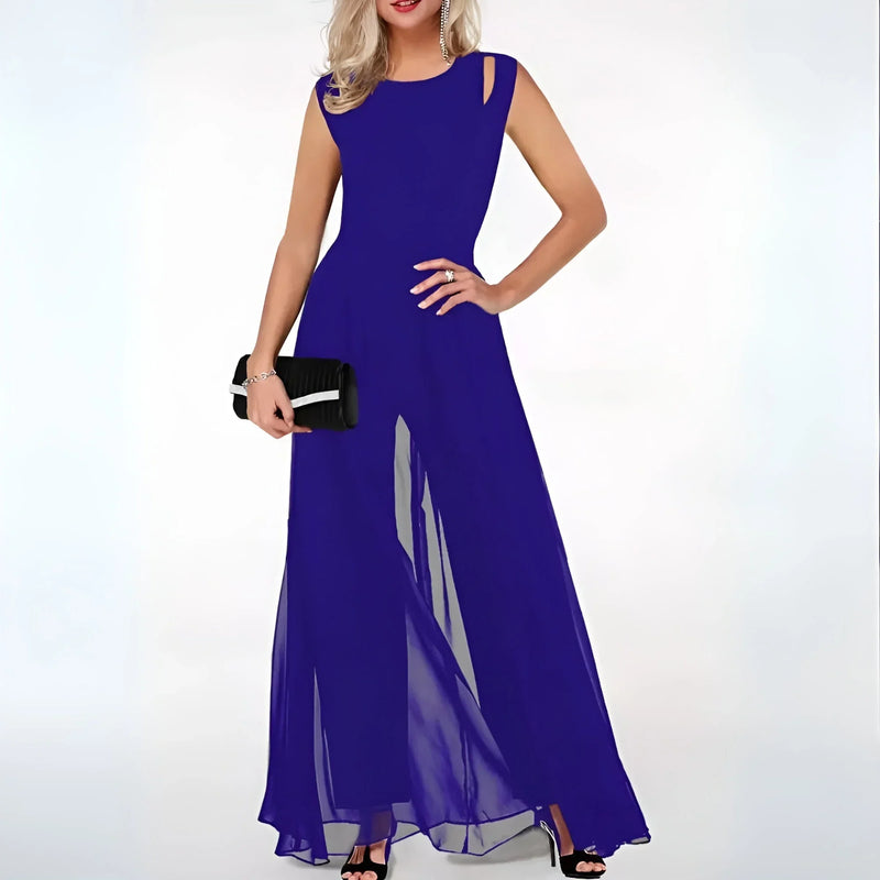 Nell Women's Maxi Dress - back view