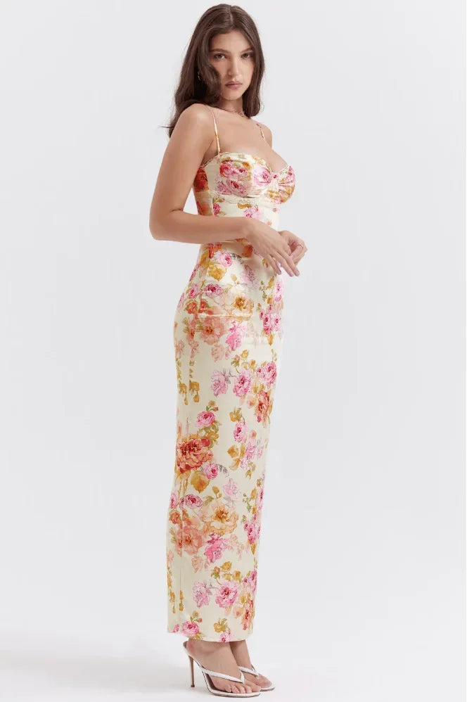 Tamsin Women's Floral Maxi Dress - full-length view