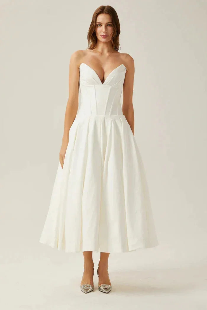 Noor Women's Midi Dress - front view
