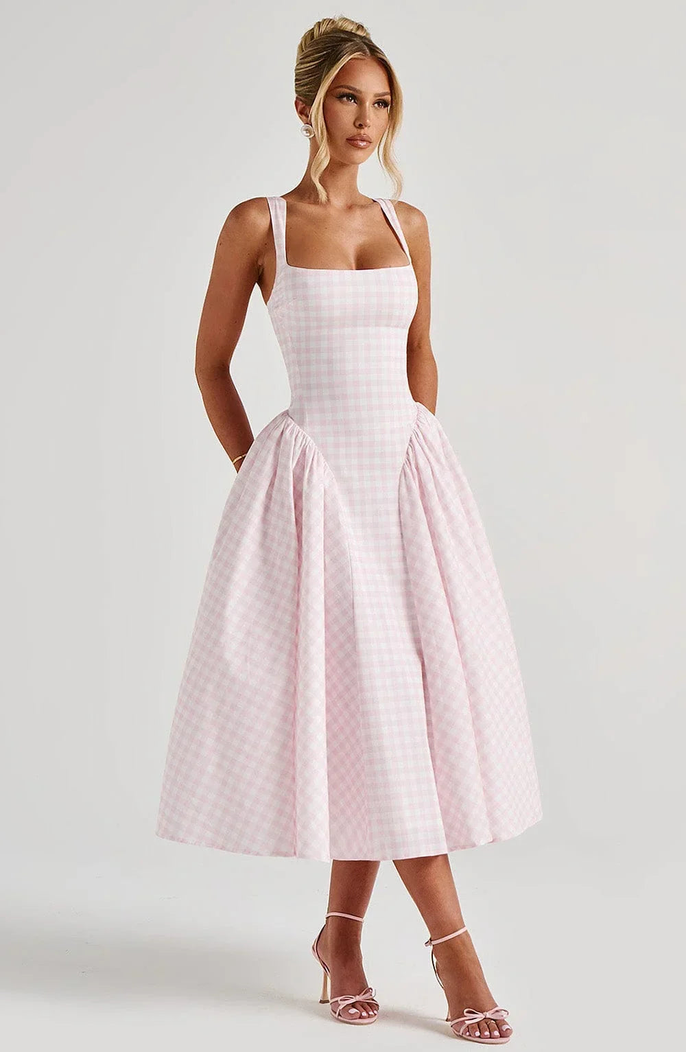Clara Women's Midi Dress - full-length view