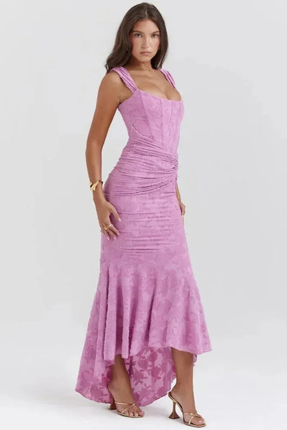 Genevieve Women's Midi Dress - back view