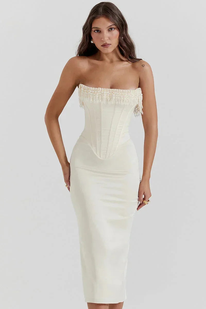 Vera Women's Midi Dress - front view
