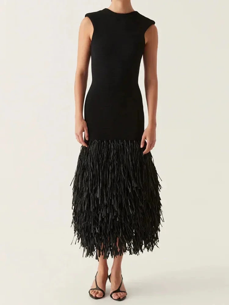 Maren Women's Midi Dress - back view