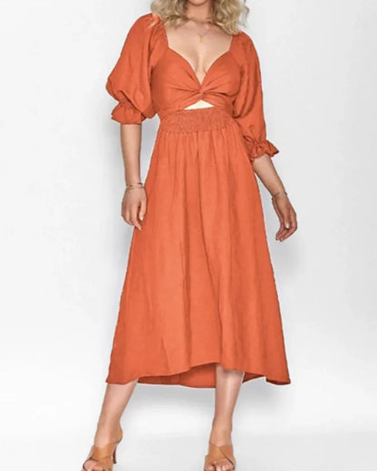 Opal Women's Midi Dress - back view
