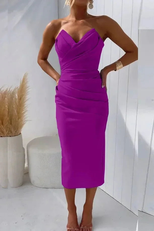 Maren Women's Midi Dress - full-length view