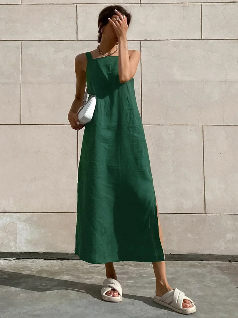 Margot Women's Midi Dress | Flared, Sleeveless