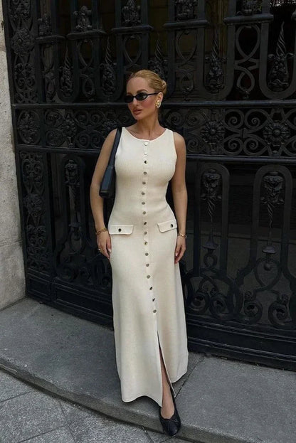 Winona Women's Midi Dress - styled view