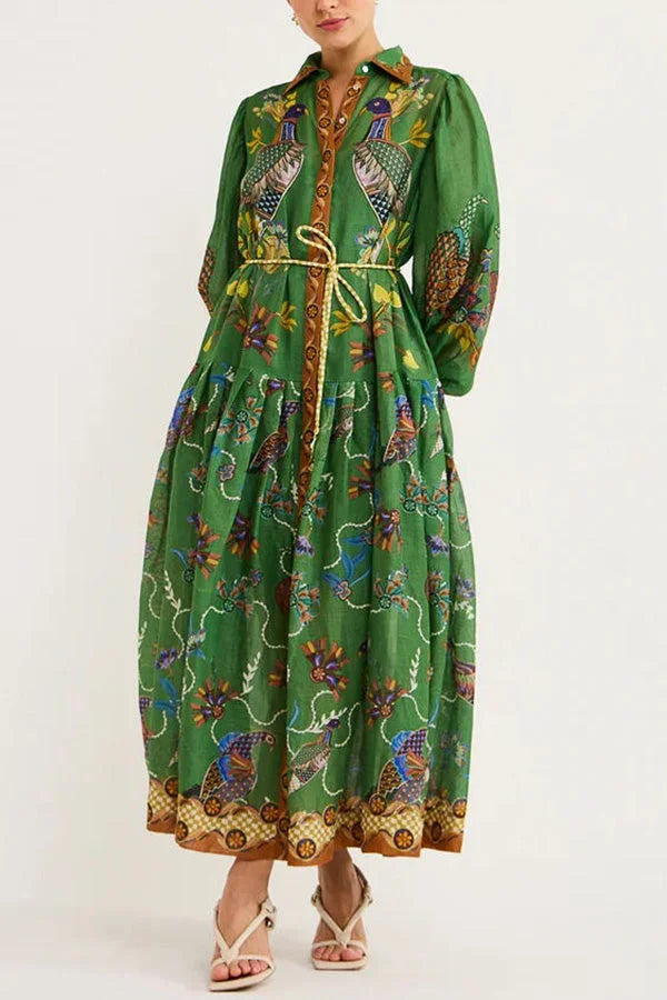 Liana Women's Midi Dress - back view