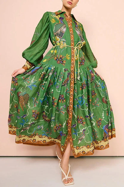 Liana Women's Midi Dress - shown in use