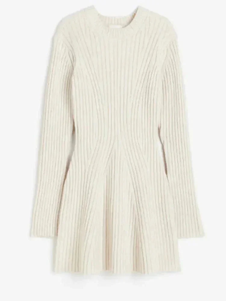 Liana Women's Ribbed Knit Mini Dress - styled view