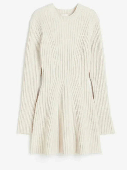Liana Women's Ribbed Knit Mini Dress - styled view