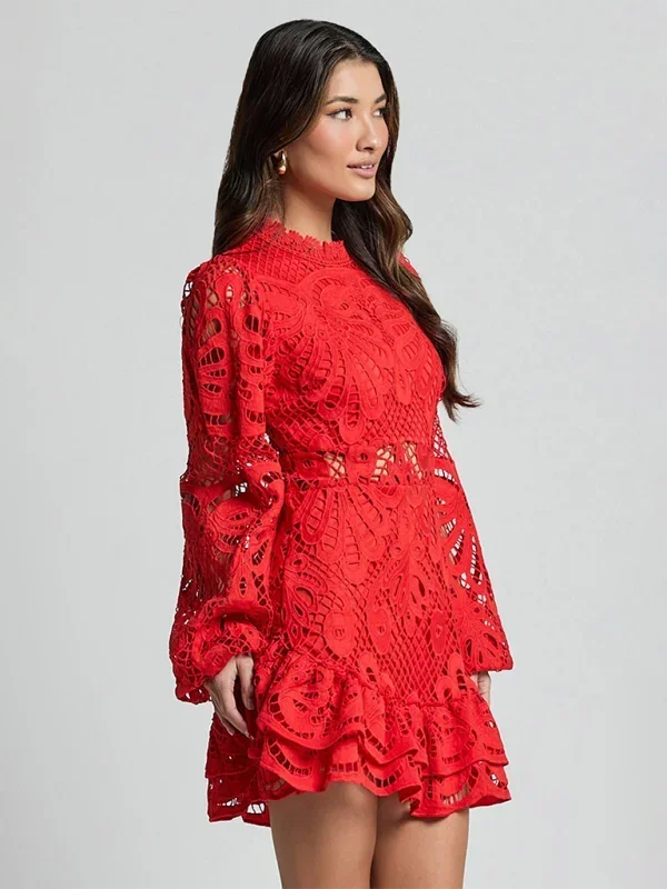 Ivy Women's Mini Dress - back view