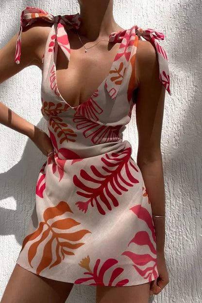 Elise Women's Mini Dress - back view