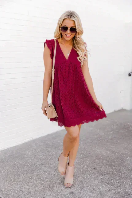 Liana Women's Mini Dress - front view