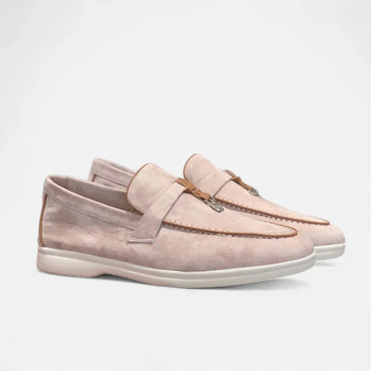 Ambrose Men's Suede Loafers - flat lay