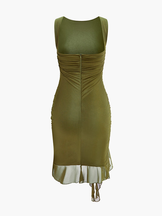 Astrid Women's Asymmetric Dress - styled view
