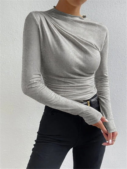 Tilda Women's Pleated Shirt - styled view
