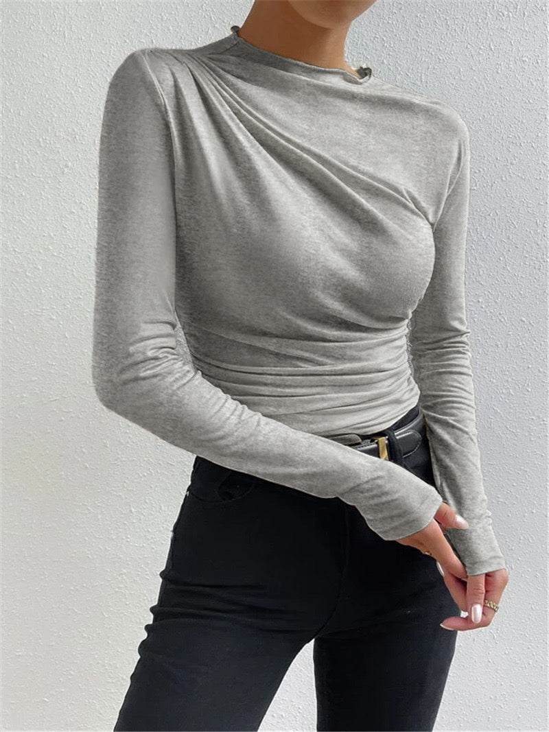 Tilda Women's Pleated Shirt - styled view