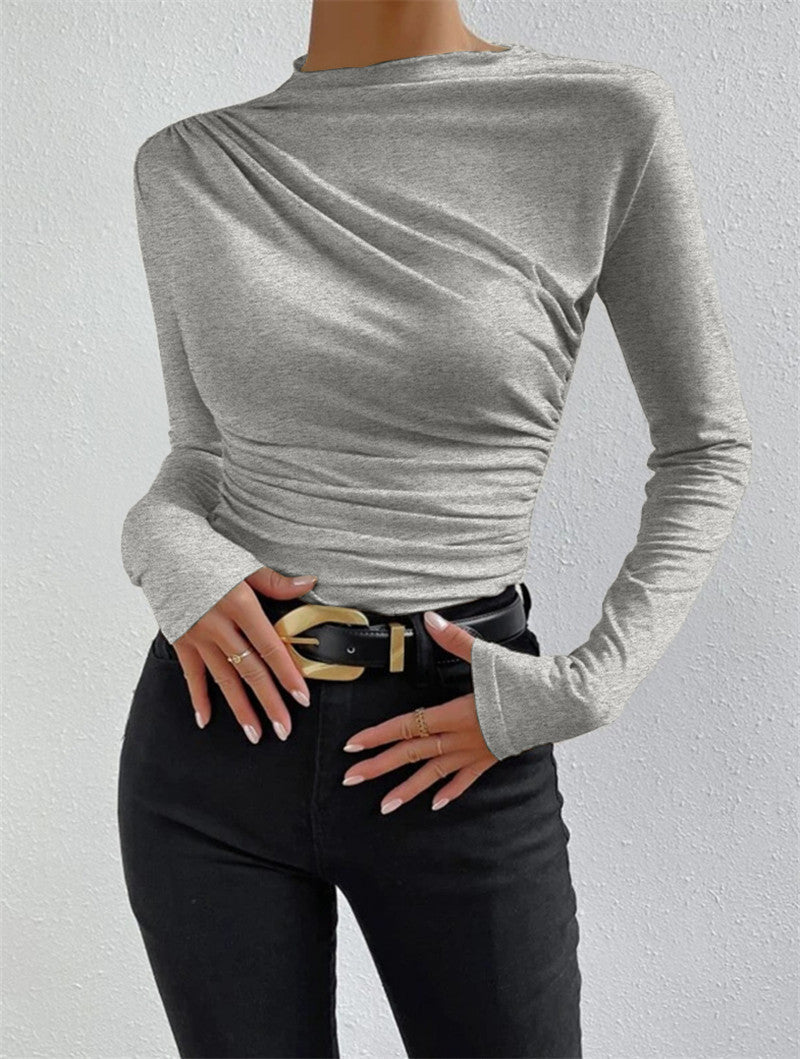 Tilda Women's Pleated Shirt - front view