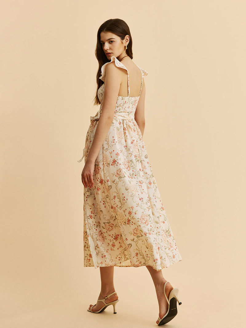 Eloise Women's Floral Dress - full-length view