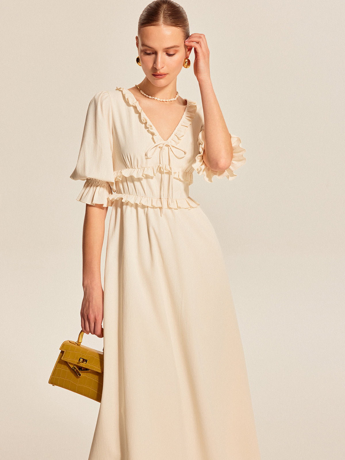 Lumi Women's Dress - fabric and finish detail