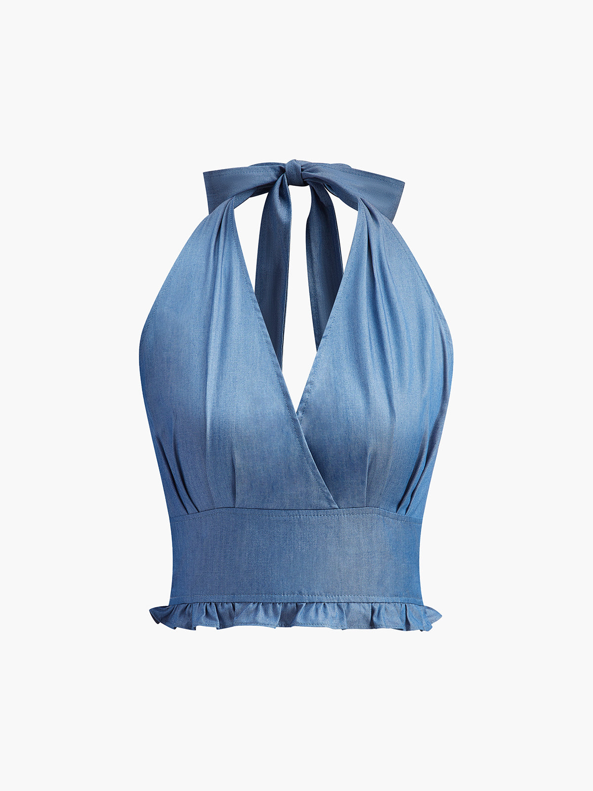 Sienna Women's Ruffled Top - front view