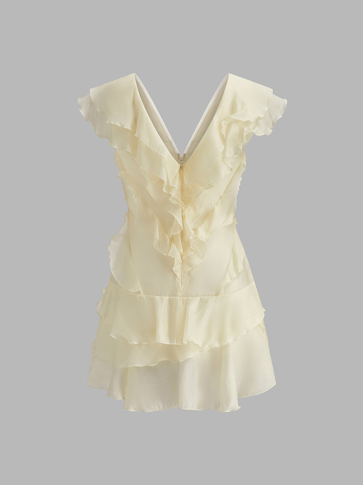 Romy Women's Ruffled Dress - front view