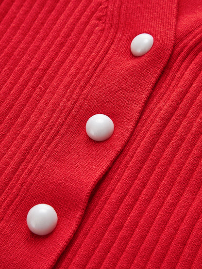 Winona Women's Ruffled Cardigan - close-up detail