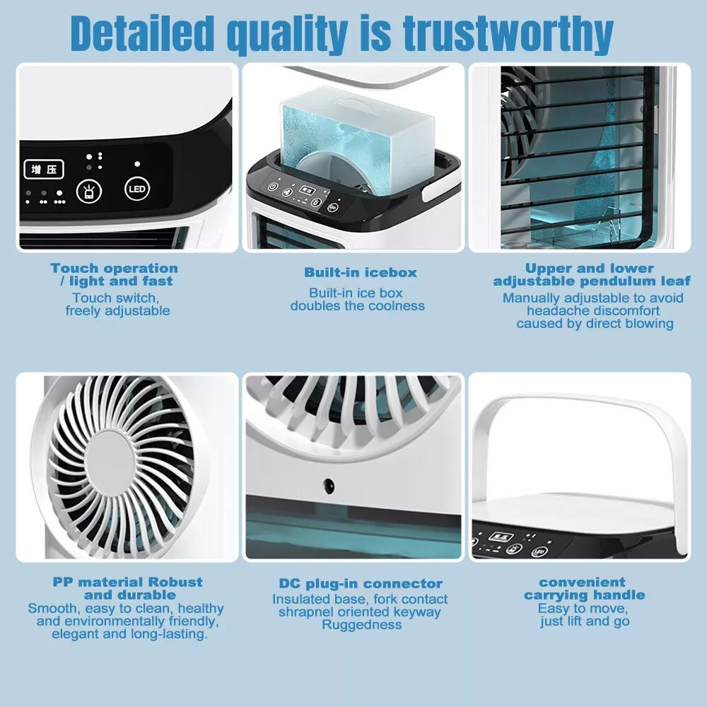 Bay Portable Air Conditioner - flat lay