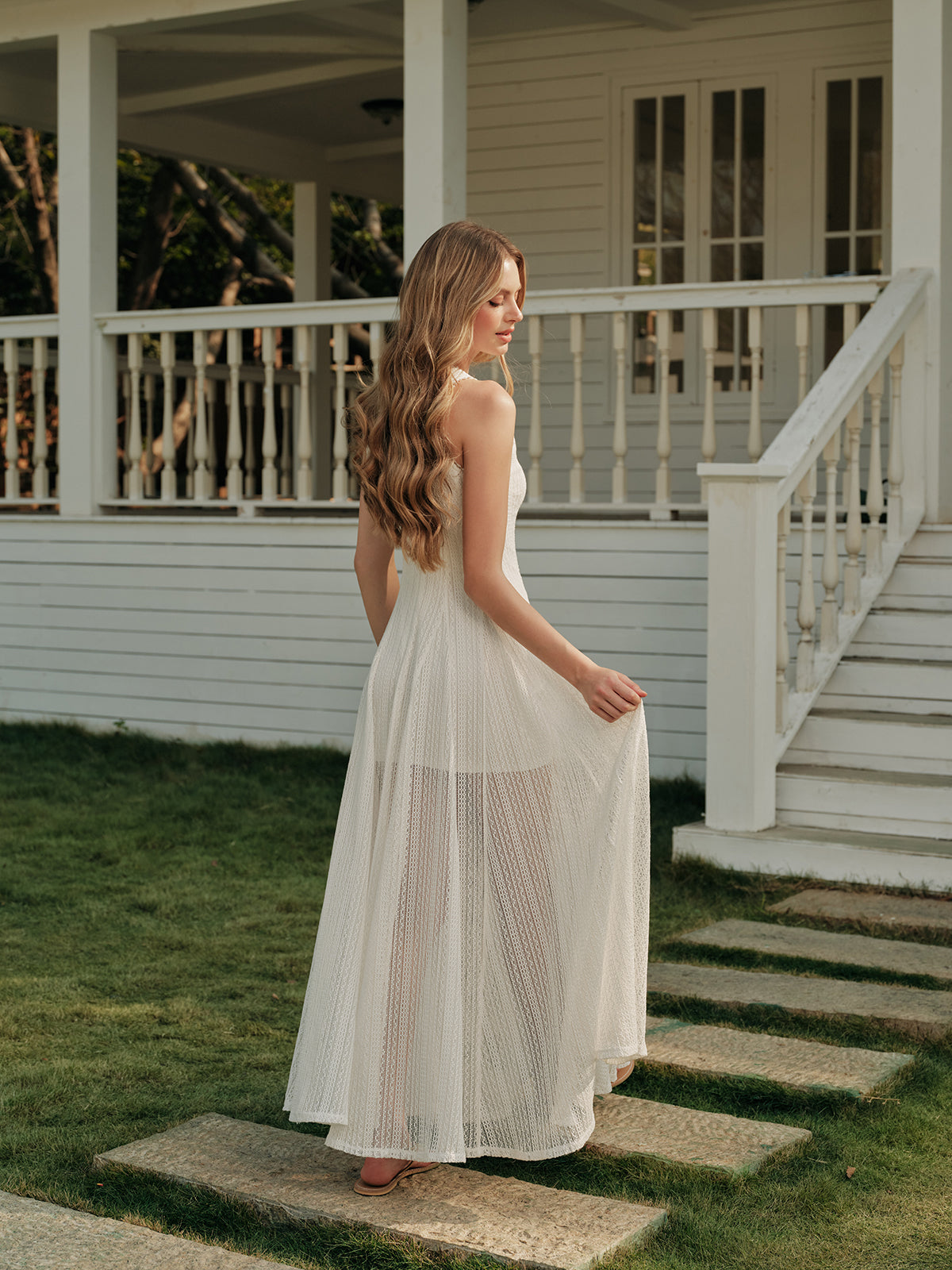 Cleo Women's Dress - fabric and finish detail