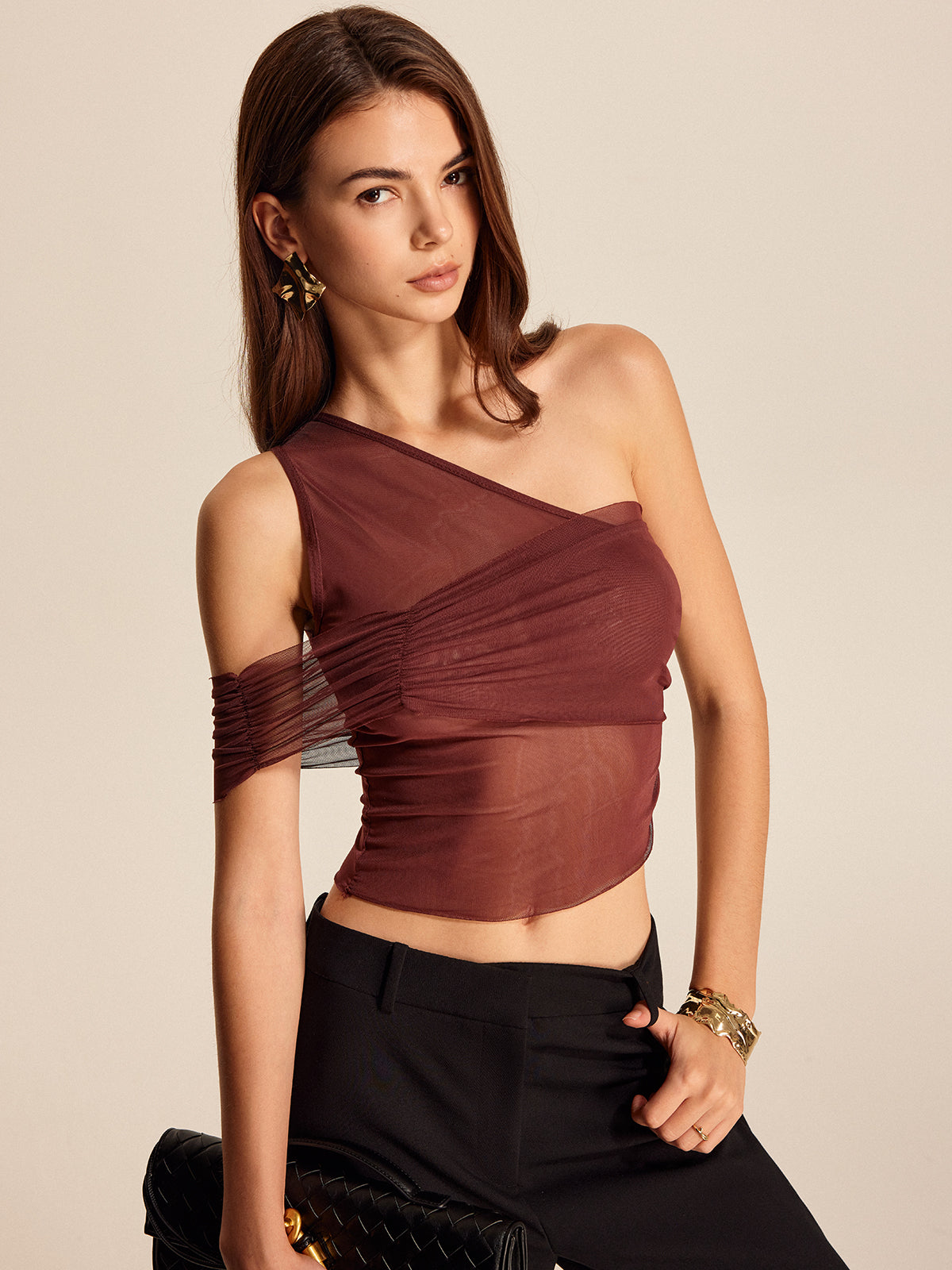 Ottilie Women's Top - fabric and finish detail