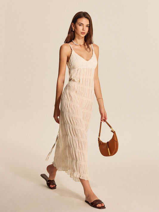 Vera Women's Pleated Dress - front view