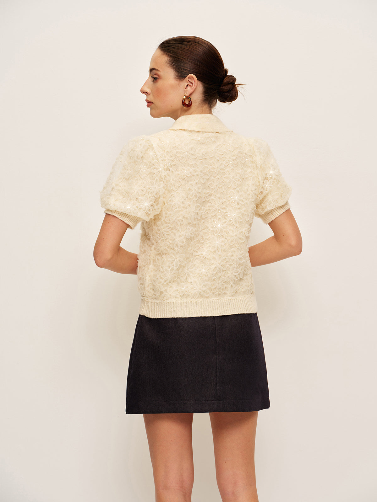 Saskia Women's Cardigan - back view
