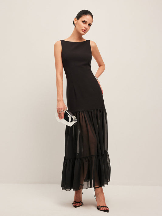 Ruby Women's Ruffled Dress - styled view