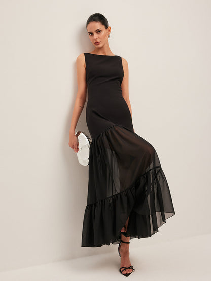 Ruby Women's Ruffled Dress - full-length view