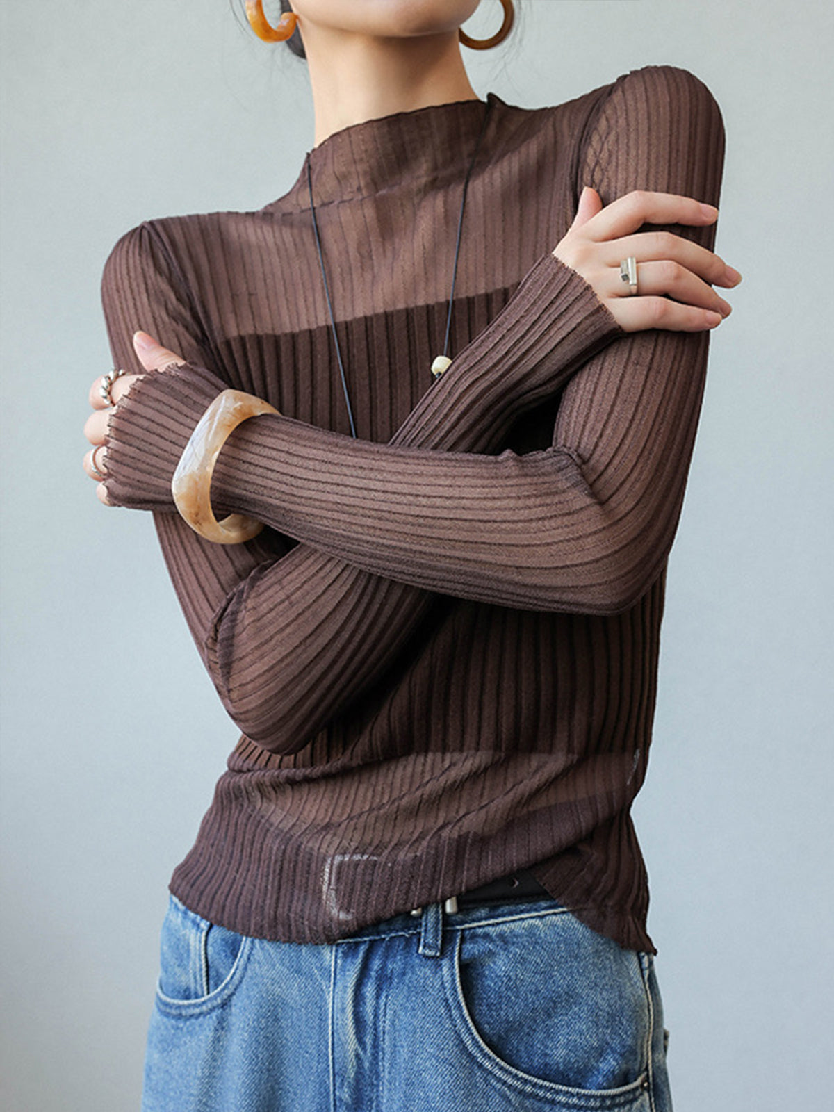 Anaïs Women's Sweater - styled view