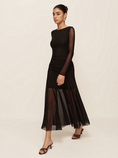 Thea Women's Pleated Dress - styled view