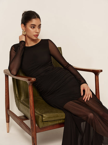 Thea Women's Pleated Dress - shown in use